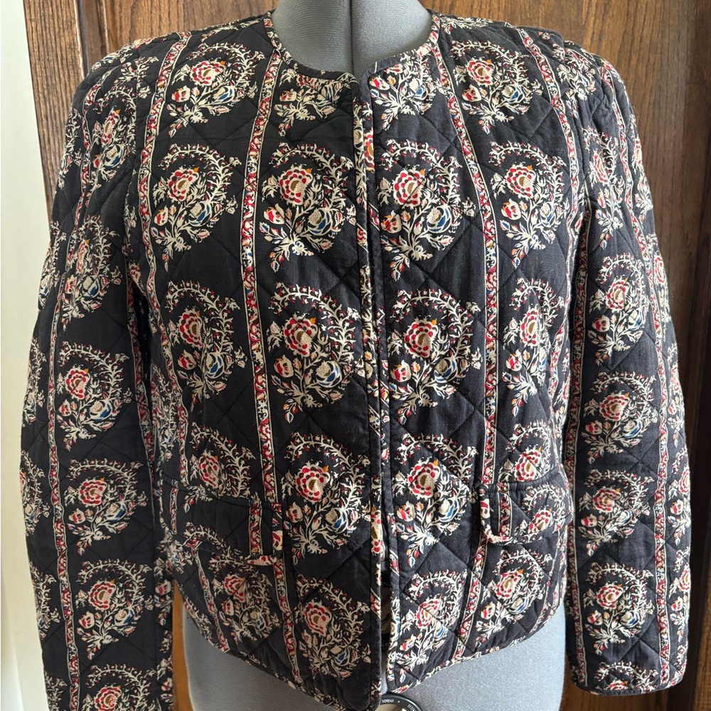 GUC ISABEL MARANT Reversible Elmer  Quilted Jacket US 12 - Picture 2 of 6